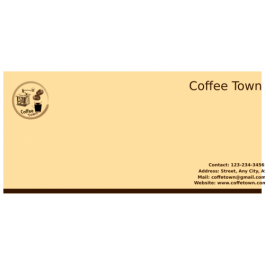 Coffee Town Envelope