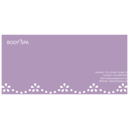 Spa Envelope Example Body Spa Envelope