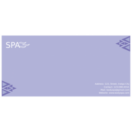 Spa Envelope Example Spa Envelopes