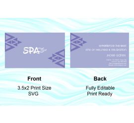 Spa Business Card