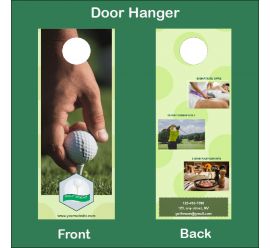 Golf Resort Door Hanger  