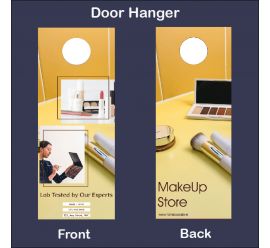 Makeup Store Door Hanger   