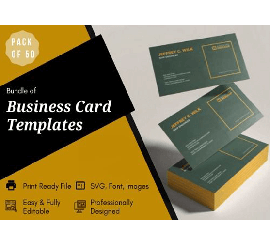50 Business Cards Graphic Design Templates Bundle 