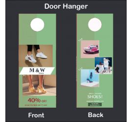 M & W Shoes Door Hanger 