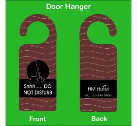 Do Not Disturb Hotel Door Hanger  