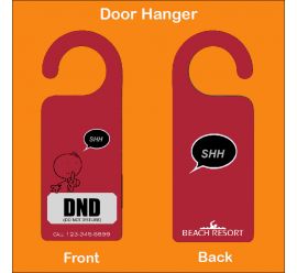 DND Beach Resort Door Hanger   