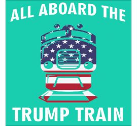 All Aboard The Trump train Mask