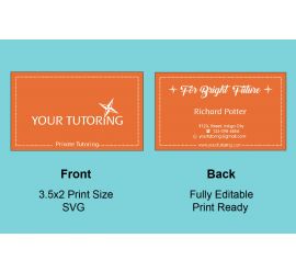 Your Tutoring Business Card 