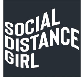 Social Distance Girl Mask