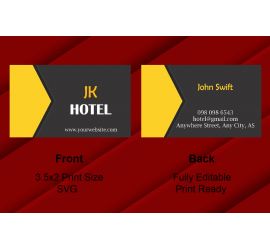 Jk Hotel Business Card