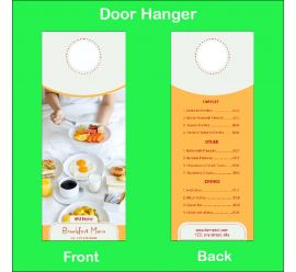 HM Breakfast Menu Door Hanger 