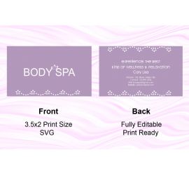 Body Spa Business Card