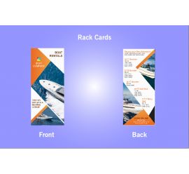 Boat Rental Company Rack Card - 30 (4x9)