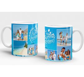 The Summer Holidays Are There Mug Design