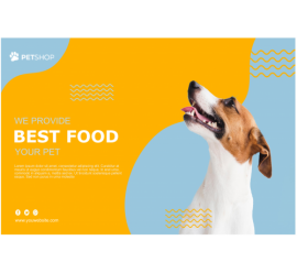 Pet Shop Banner Template