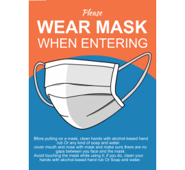 Covid Mask Poster
