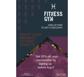 Fitness Gym Poster - 21 (24x36)