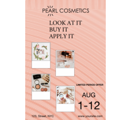 Pearl Cosmetics Poster - 34 (24x36)