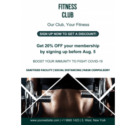 Fitness Club Poster - 47 (18x24)