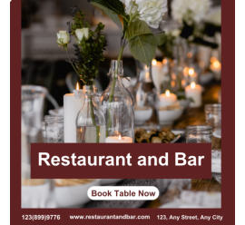 Restaurant And Bar (1080x1080)