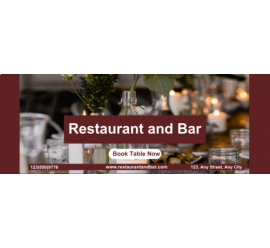 Restaurant And Bar (851x315)  