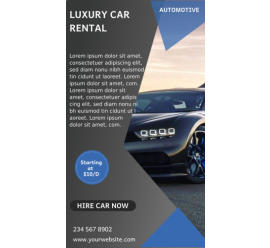 Luxury Car Rental Automotive (1080x1920)    
