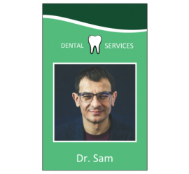 Dental Service I'd Card  