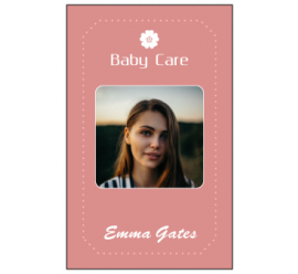 Baby Care I'd Card   