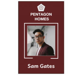 Pentagone Homes I'd Card      