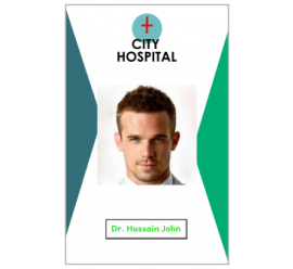 Hospital I'd Card     