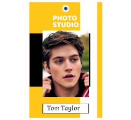 Photo Studio I'd Card     