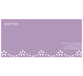 Body Spa Envelope  