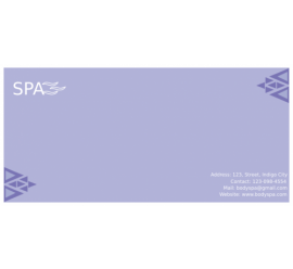 Spa Envelopes    
