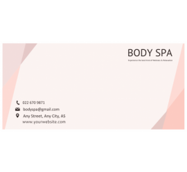 Spa Envelope      