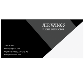 Air Wings Envelope   