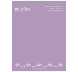 Body Spa Letterhead   