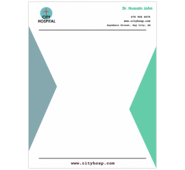 City Hospital Letterhead    