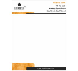 Housing Company Letterhead       