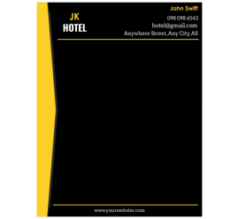 Jk Hotel Letterhead        