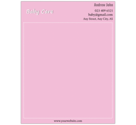 Baby Care Letterhead      