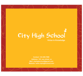 City High School Mousepad 