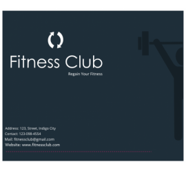 Fitness Club Mousepad     