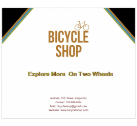 Bicycle Shop Mousepad  