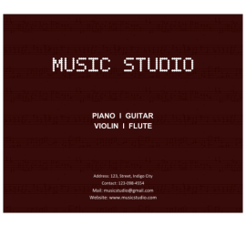 Music Studio Mousepad  