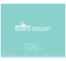 Beach Resort Mousepad  