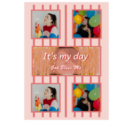 It's My Day Photo Collage (5x7)