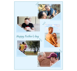 Happy Father's Day Photo Collage (5x7)   