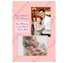 Happy Mother's Day Mommy Photo Collage (5x7)  