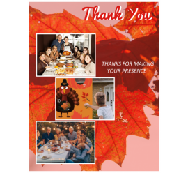 Thank You Giving Photo Collage (8.5x11) 