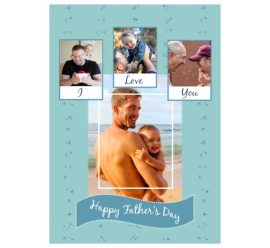 I Love You Dad Photo Collage (5x7)  